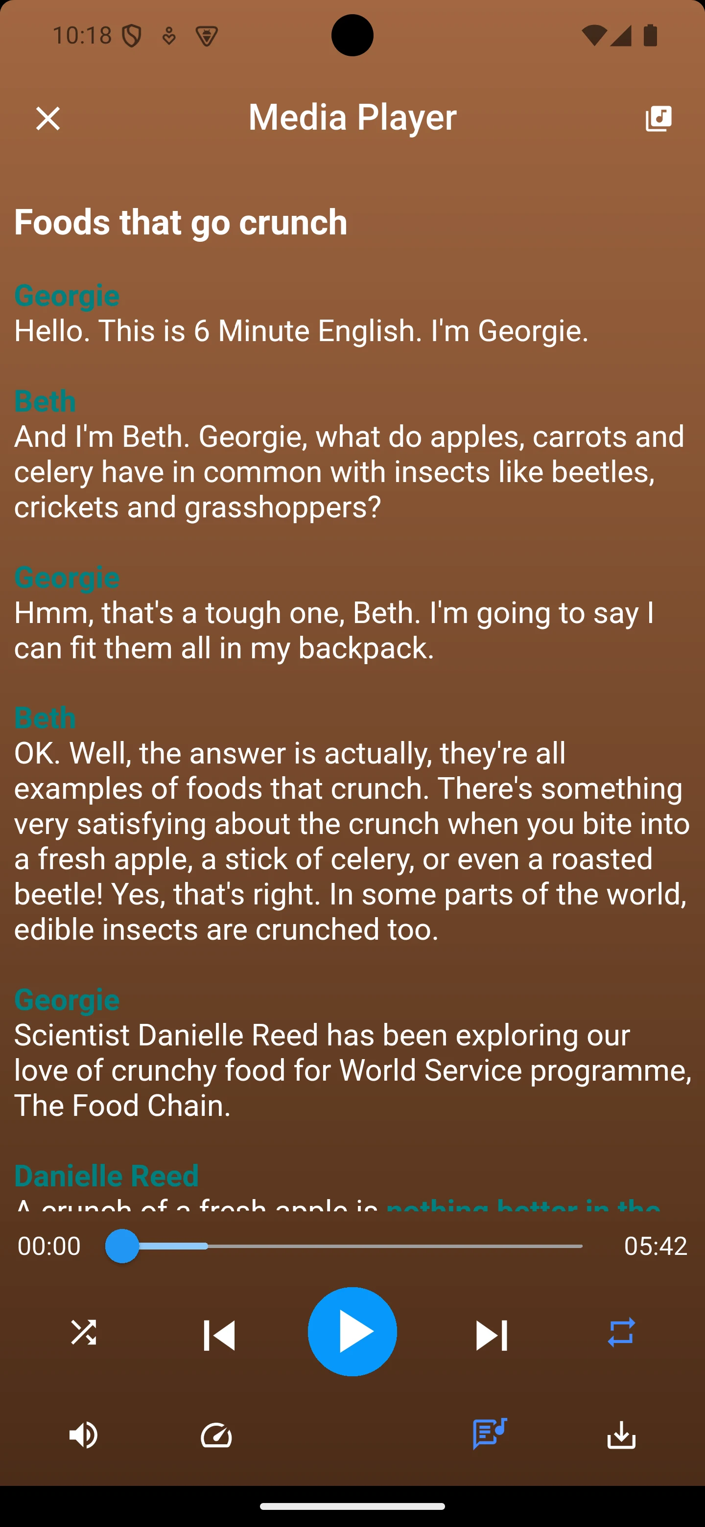 English Listening: Podcast screenshot